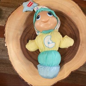 Vintage 1998 Playskool Glo Worm Gloworm Plush Night Light Up Toy #5770 Works!